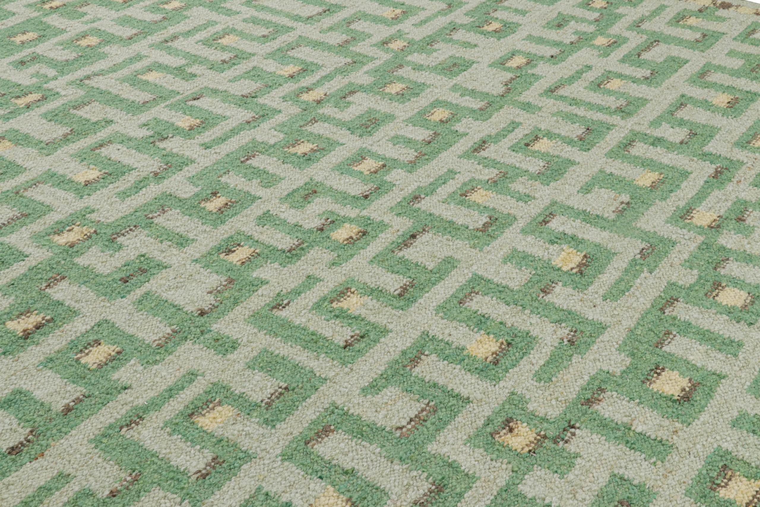 Scandinavian Rug with Geometric Patterns