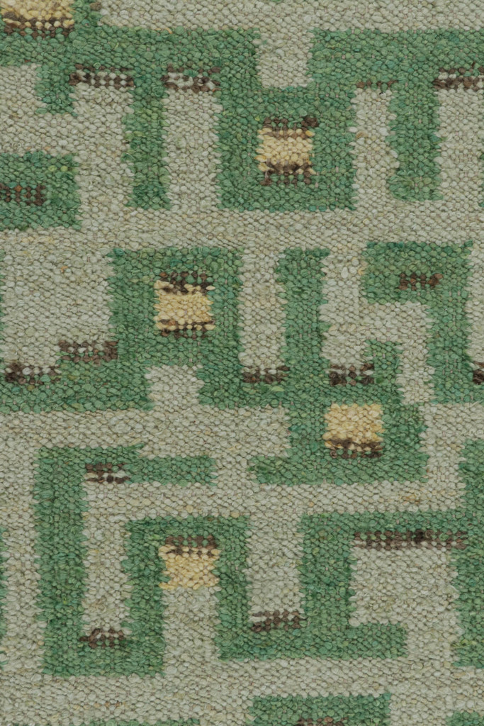 Scandinavian Rug with Geometric Patterns