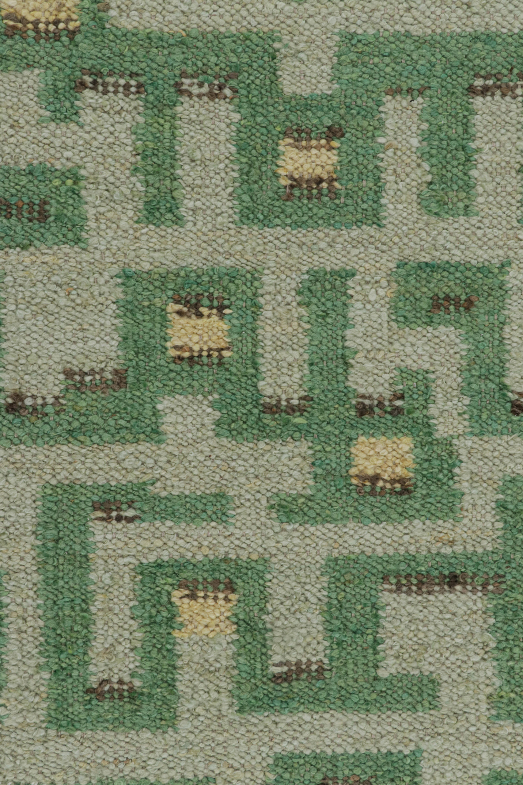 Scandinavian Rug with Geometric Patterns