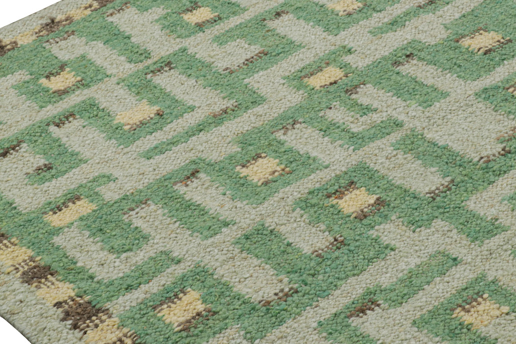 Scandinavian Rug with Geometric Patterns