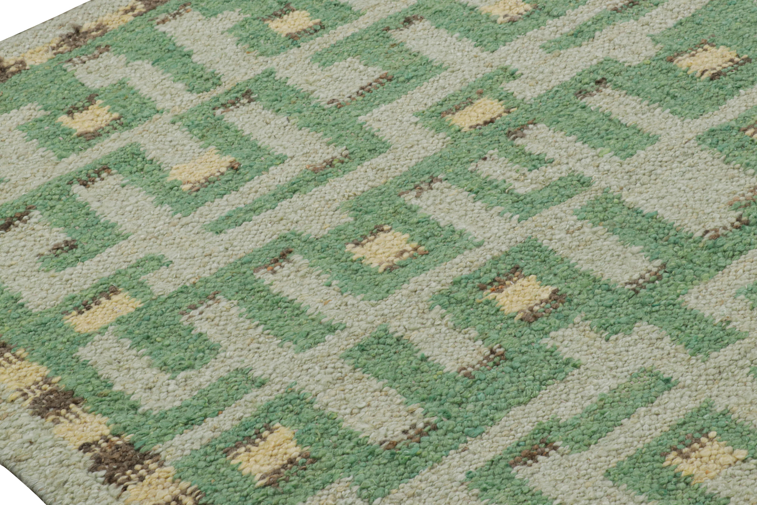 Scandinavian Rug with Geometric Patterns