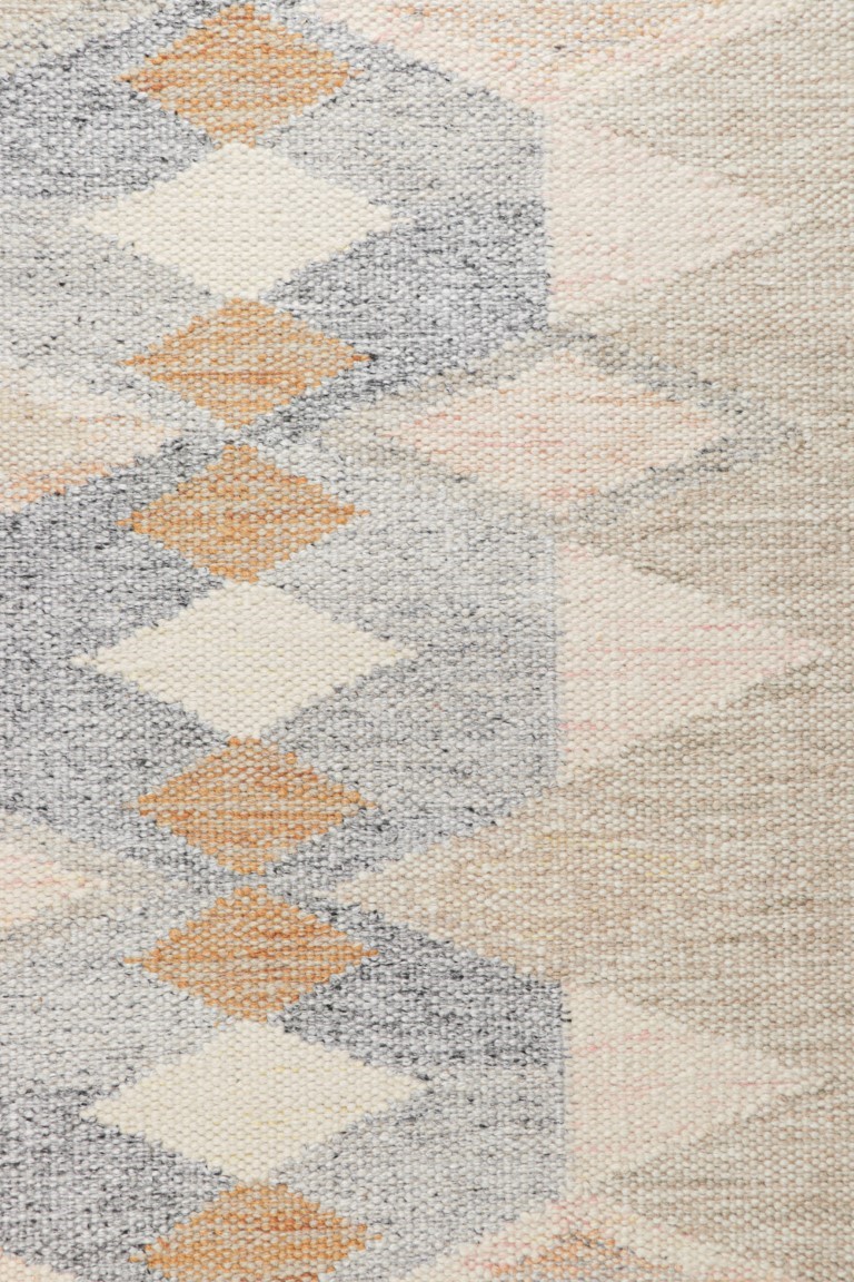 Scandinavian Rug with Geometric Patterns