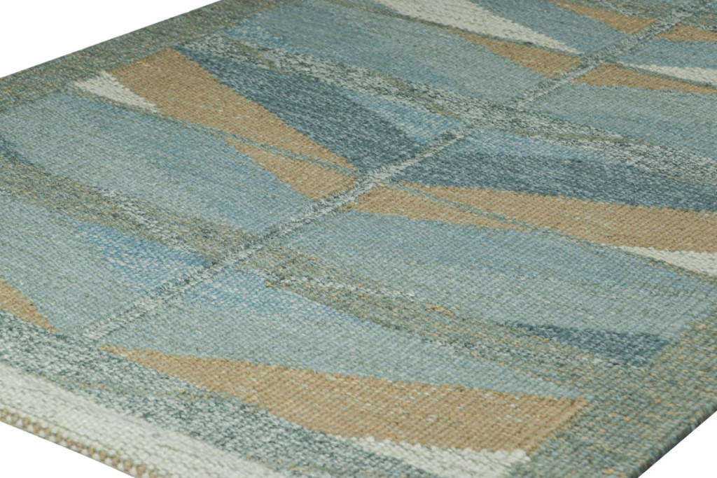 Scandinavian Rug with Geometric Patterns