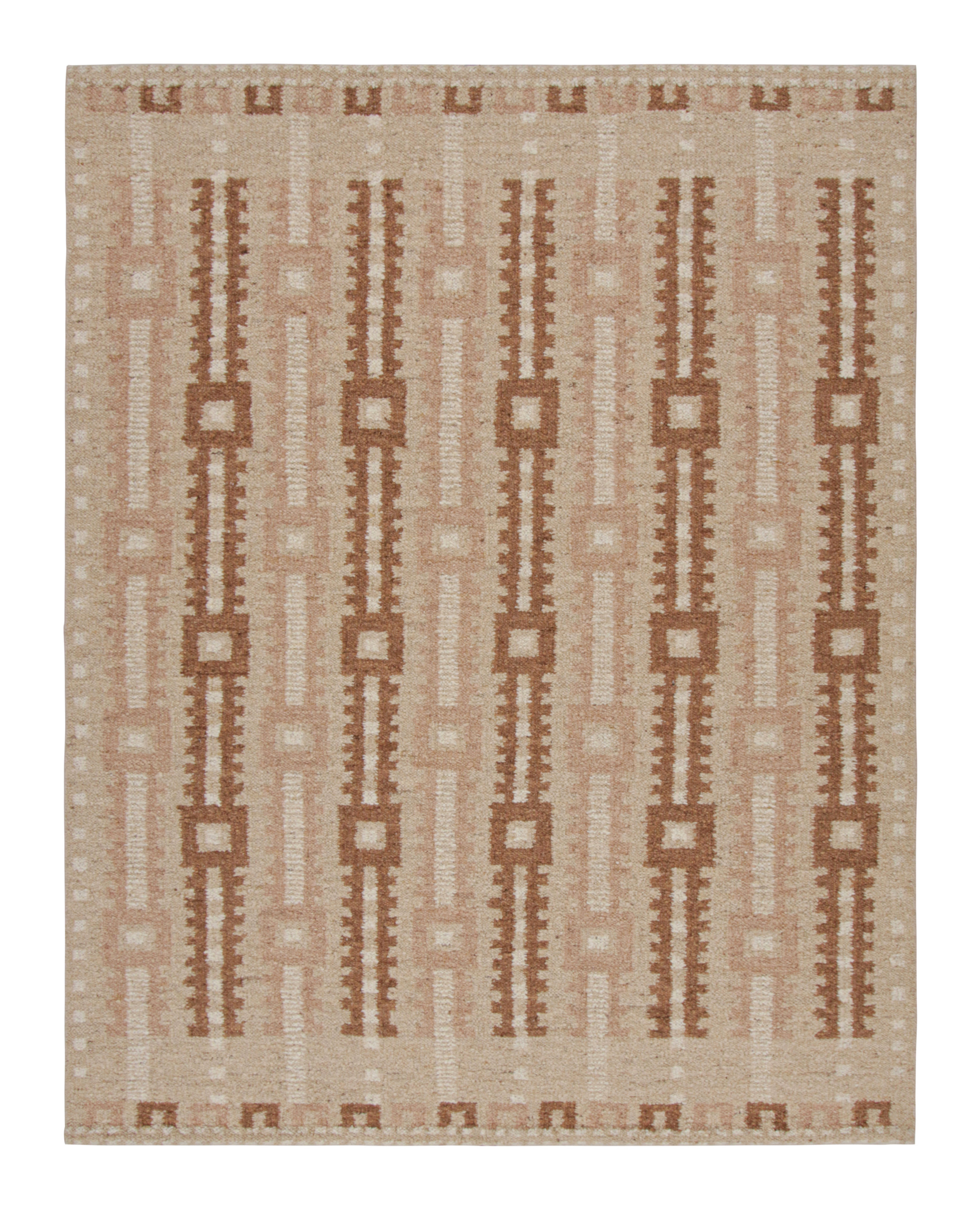 Scandinavian Rug with Geometric Patterns