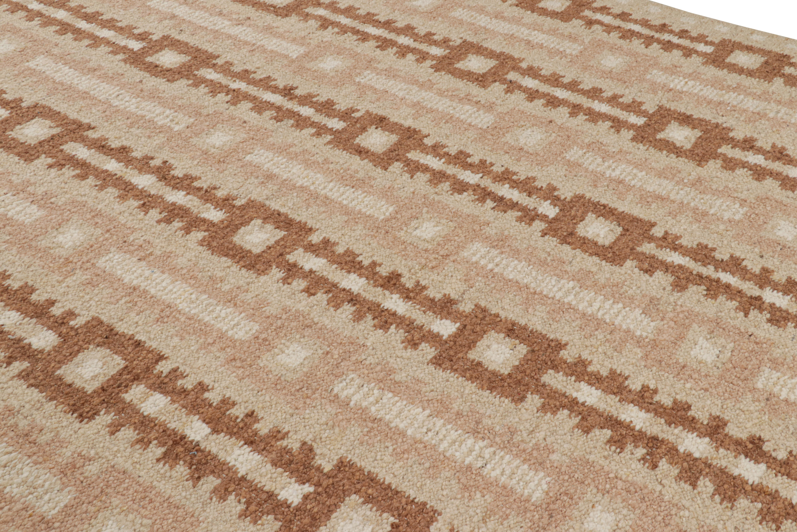 Scandinavian Rug with Geometric Patterns