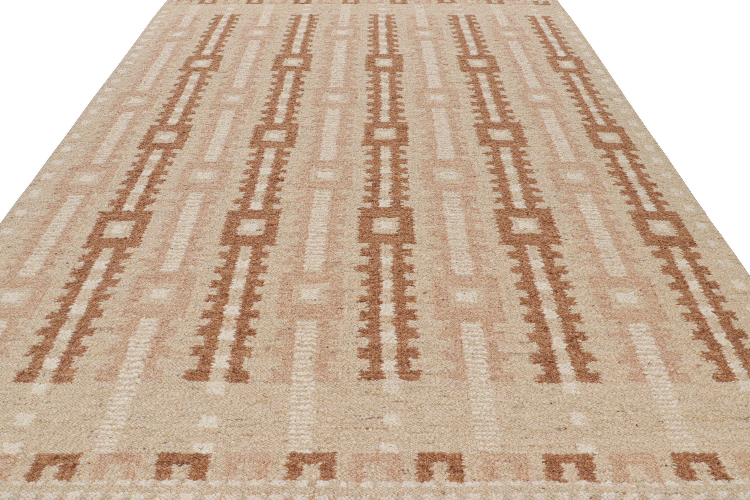 Scandinavian Rug with Geometric Patterns