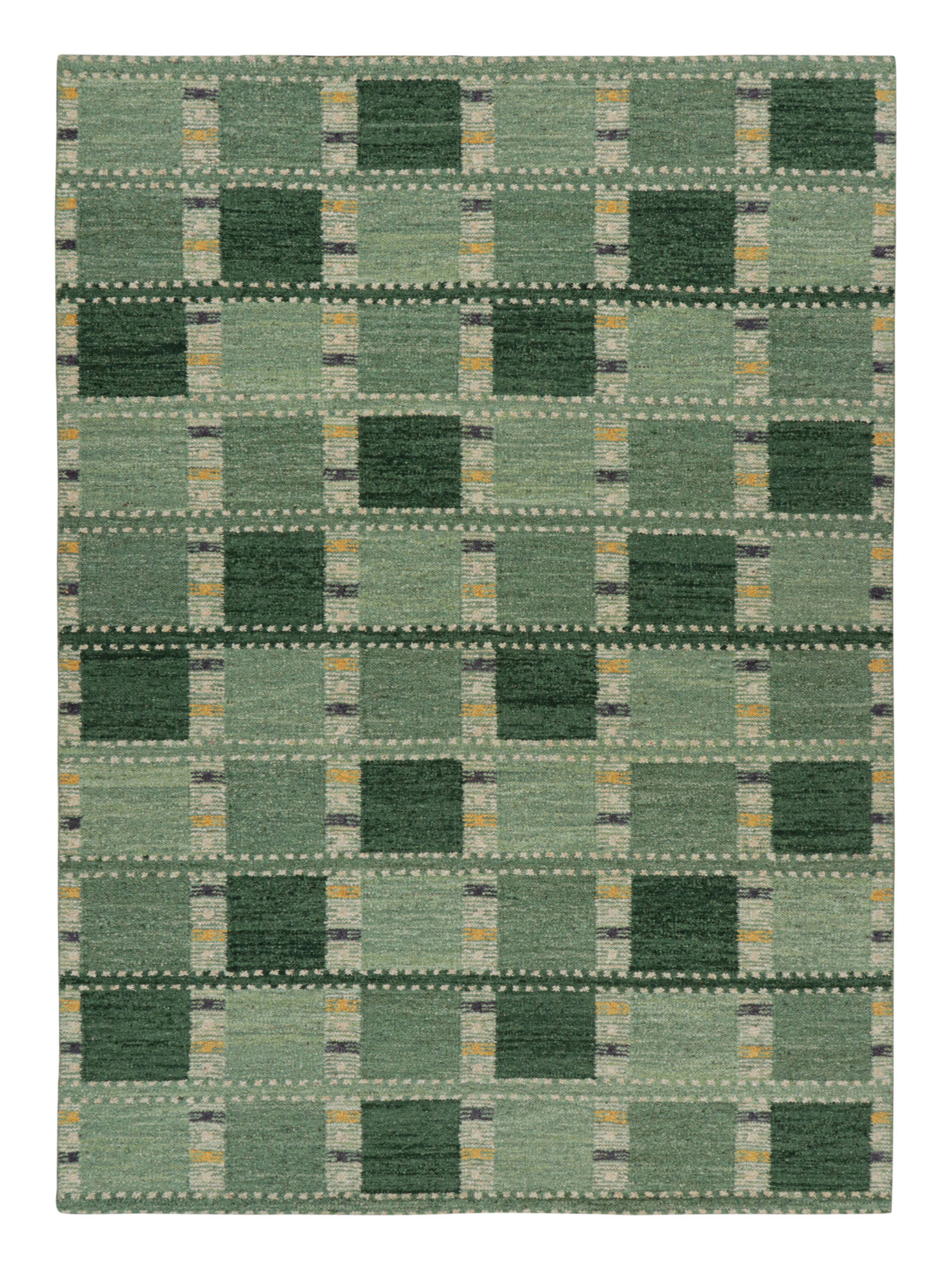 Scandinavian Rug with Geometric Patterns