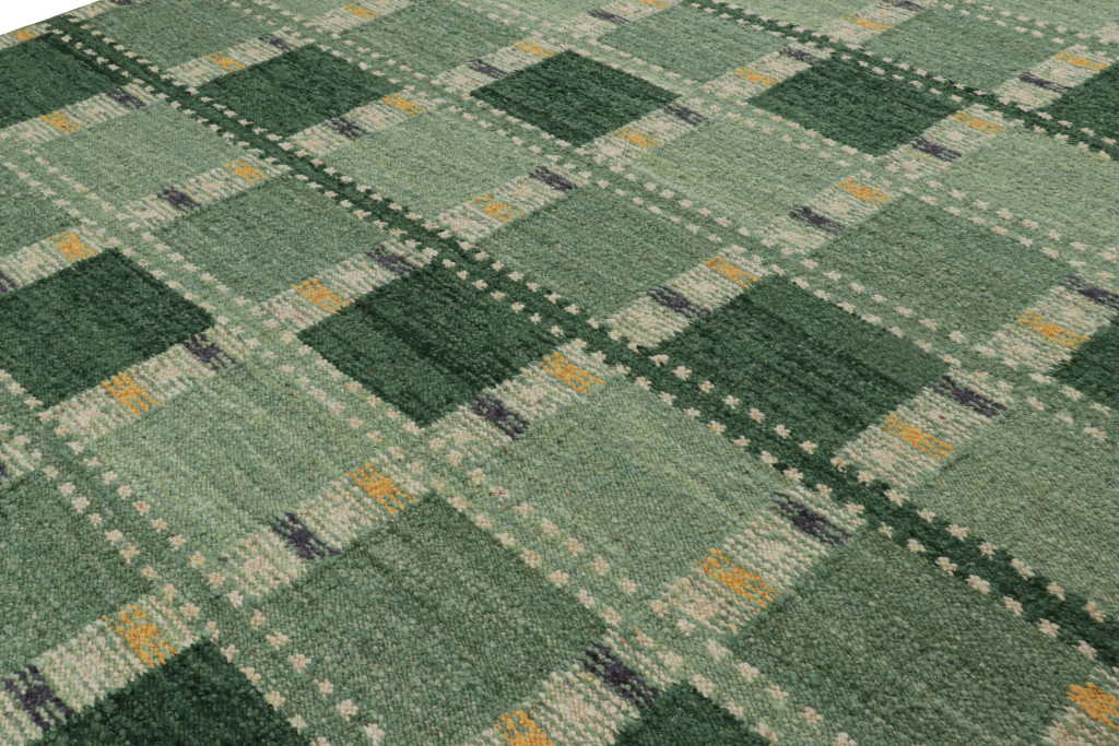 Scandinavian Rug with Geometric Patterns