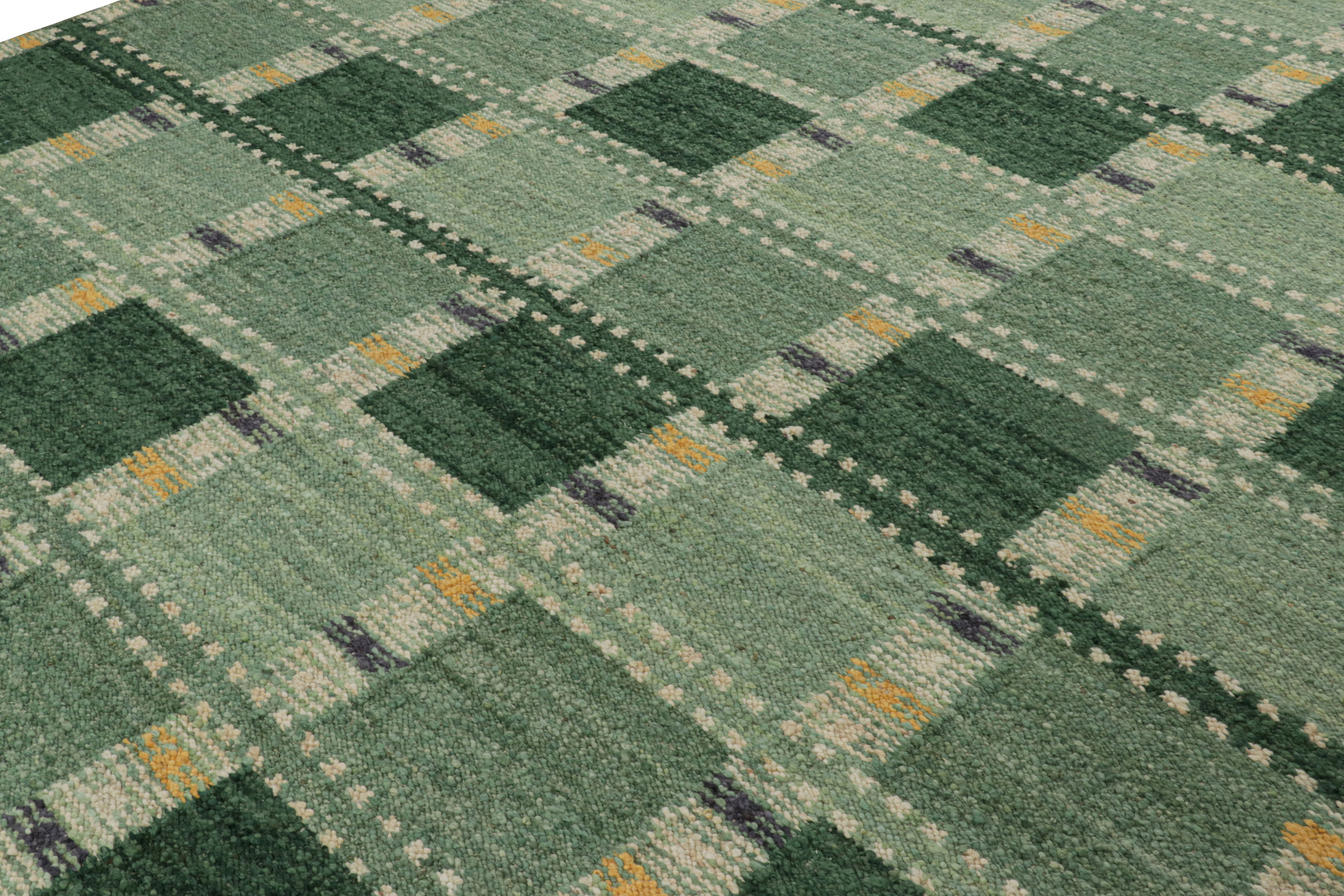 Scandinavian Rug with Geometric Patterns
