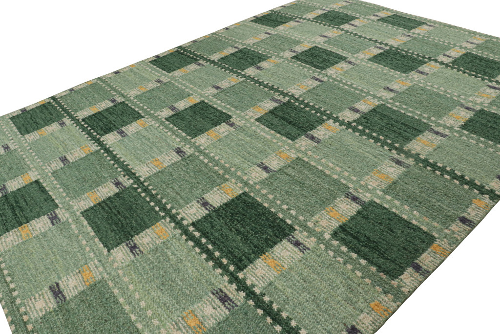 Scandinavian Rug with Geometric Patterns