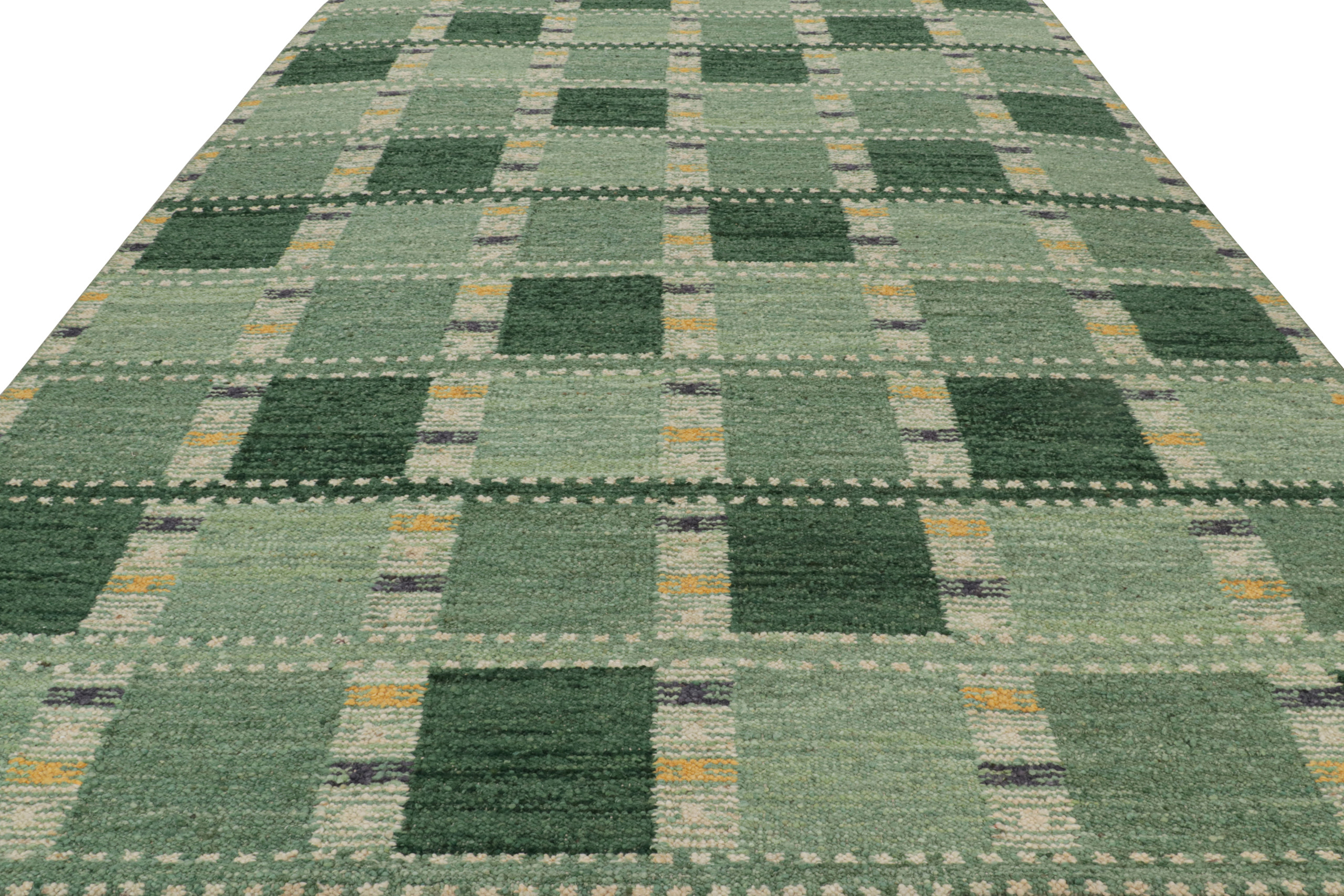 Scandinavian Rug with Geometric Patterns