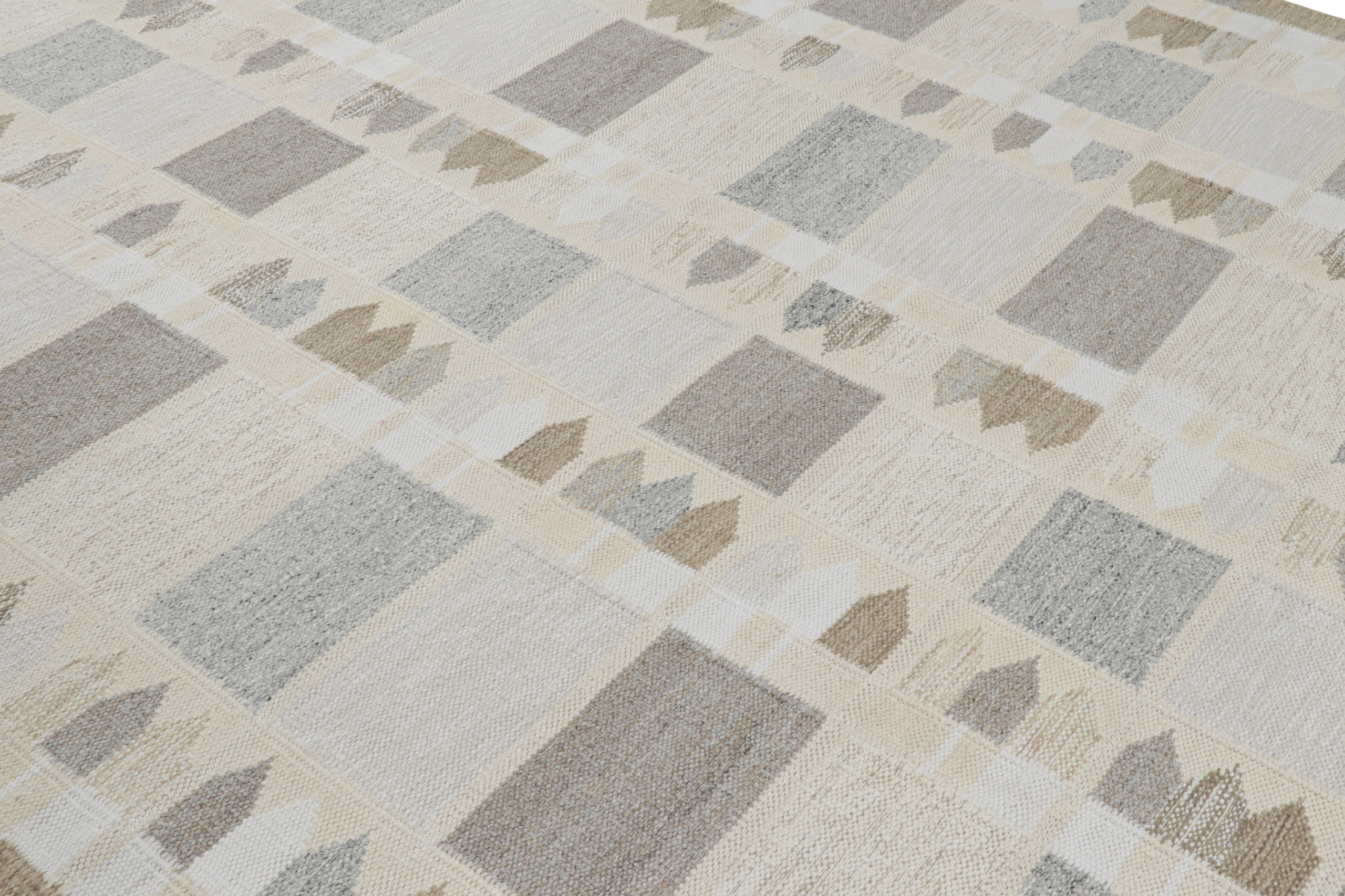 Scandinavian Rug with Geometric Patterns