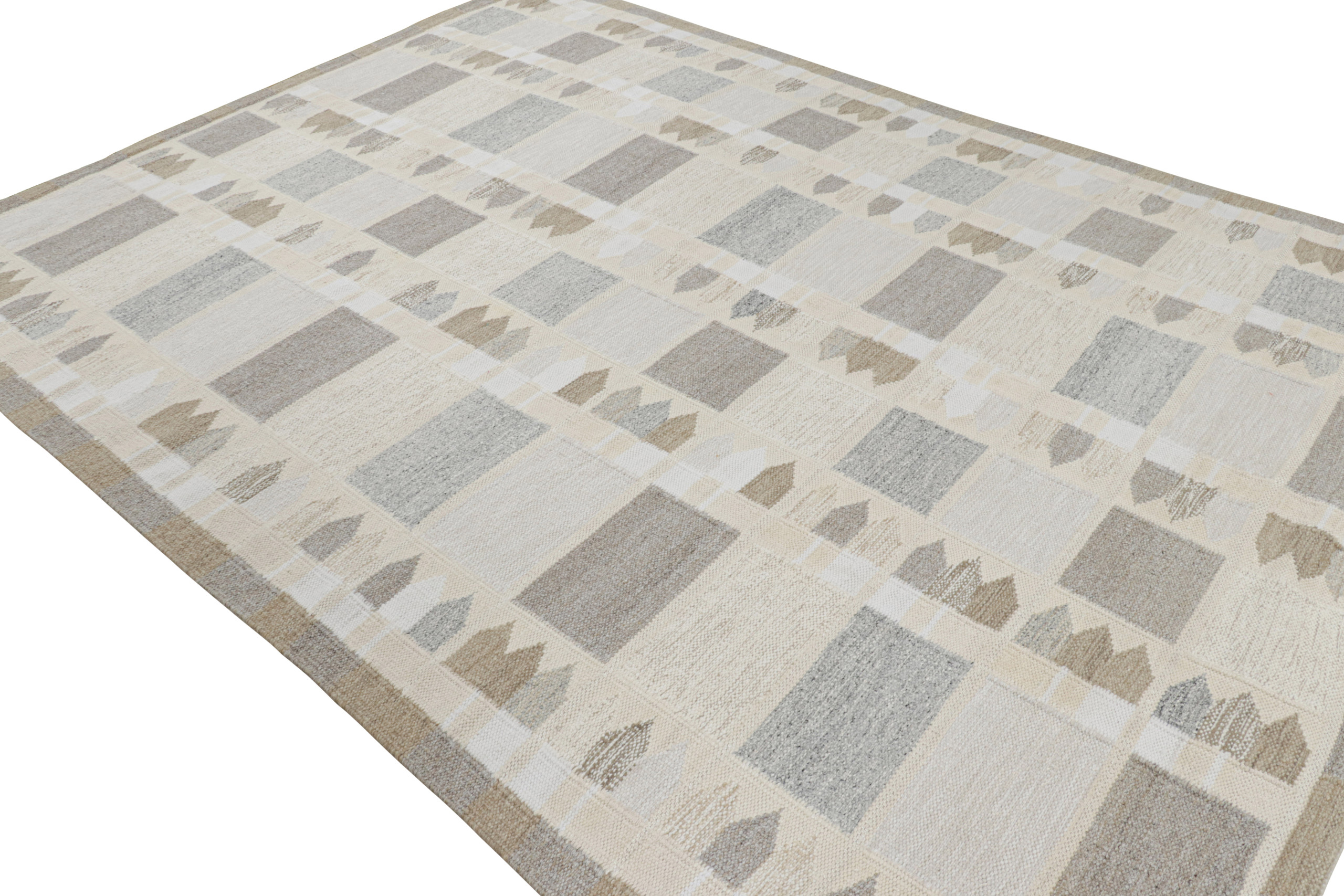 Scandinavian Rug with Geometric Patterns
