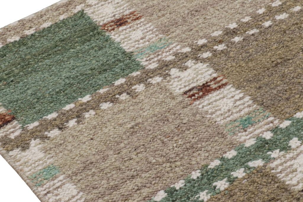 Scandinavian Rug with Geometric Patterns
