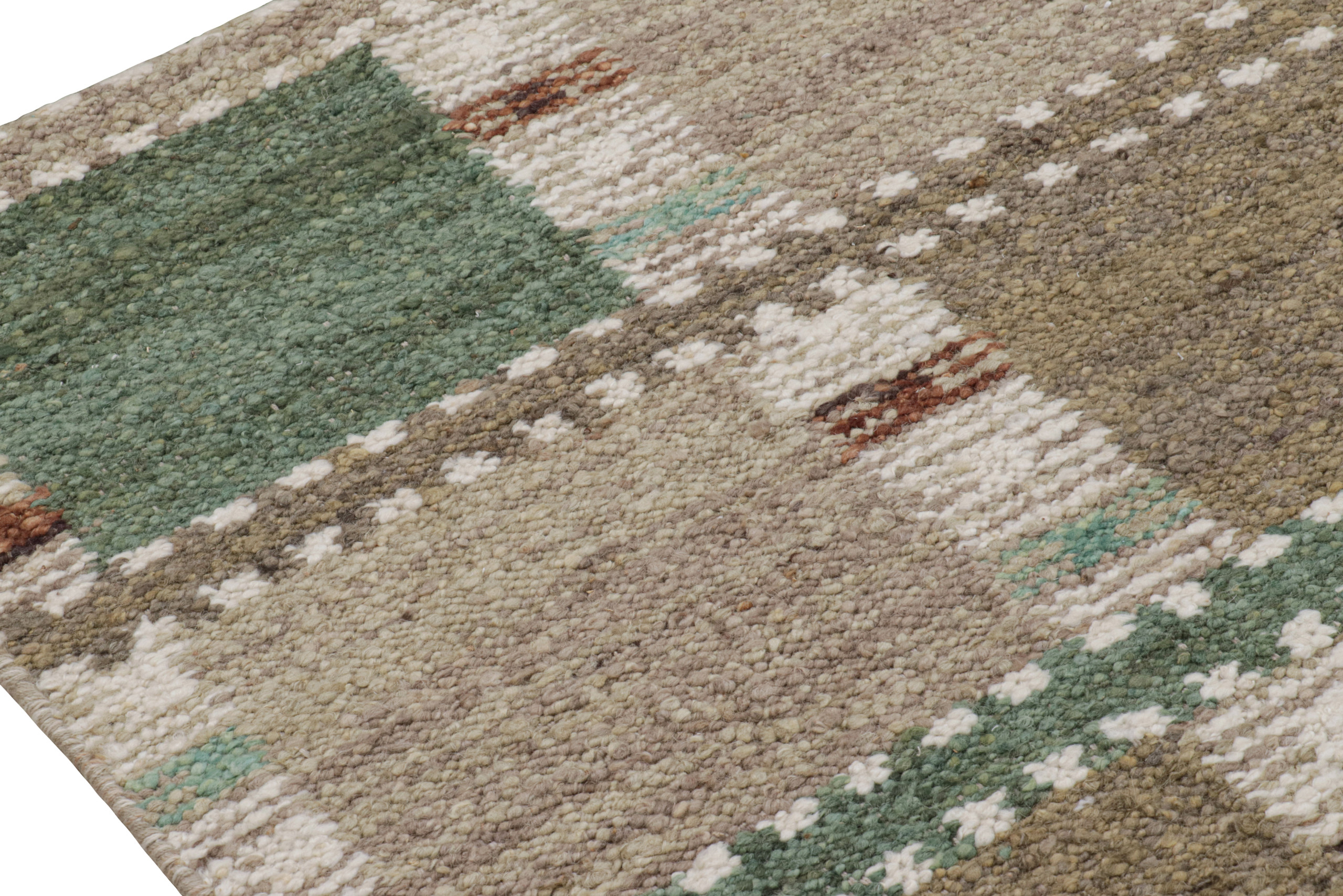 Scandinavian Rug with Geometric Patterns