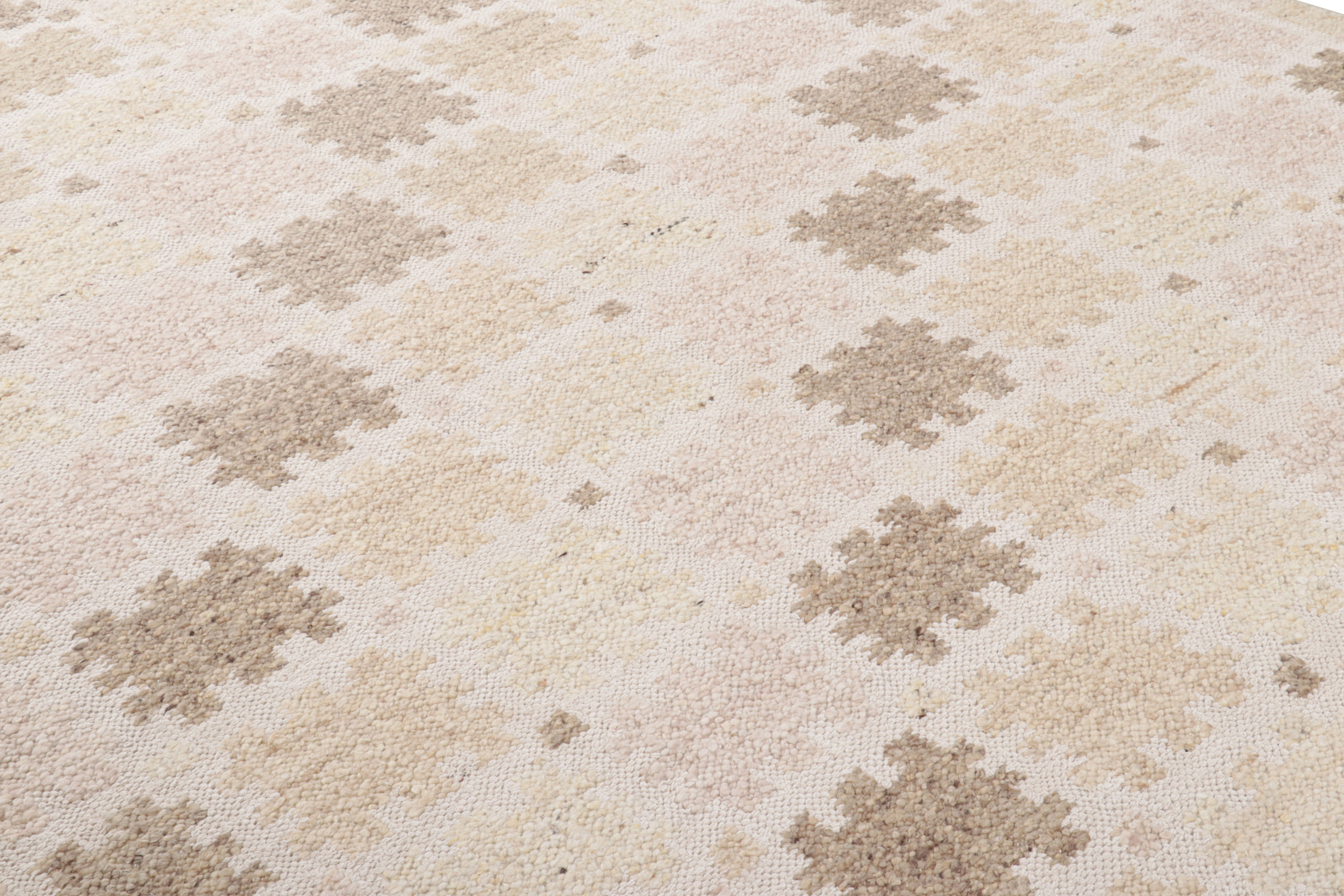 Scandinavian Rug with Geometric Patterns