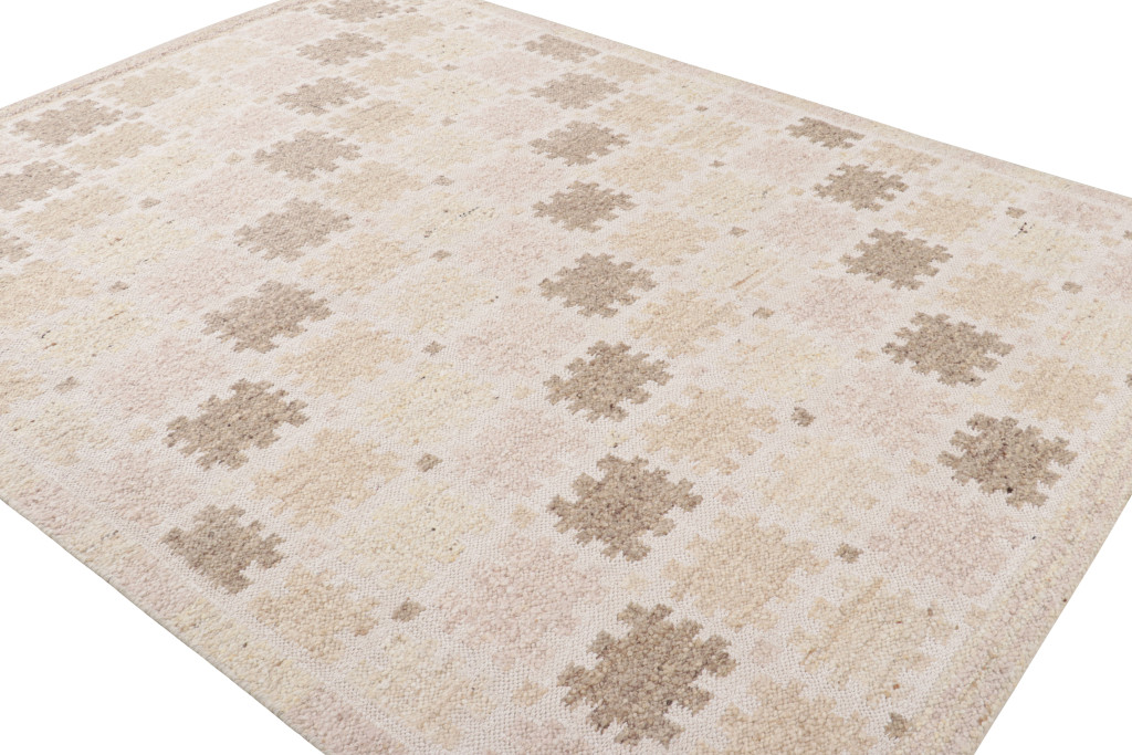 Scandinavian Rug with Geometric Patterns