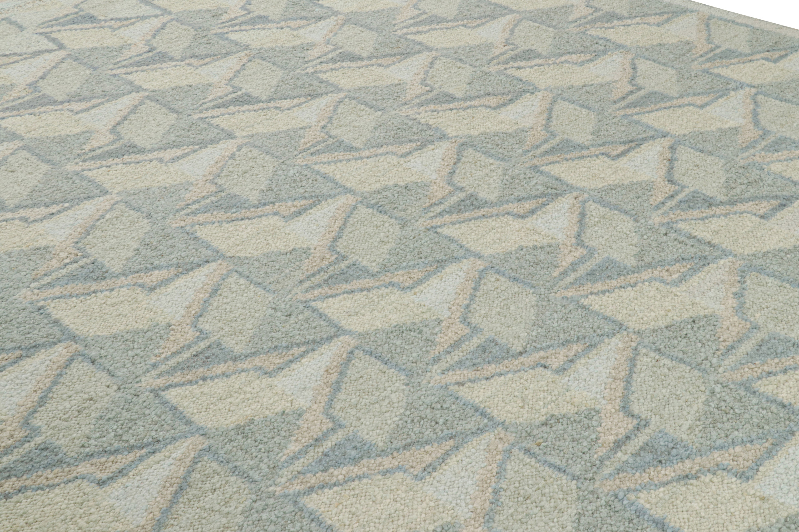 Scandinavian Rug with Geometric Patterns