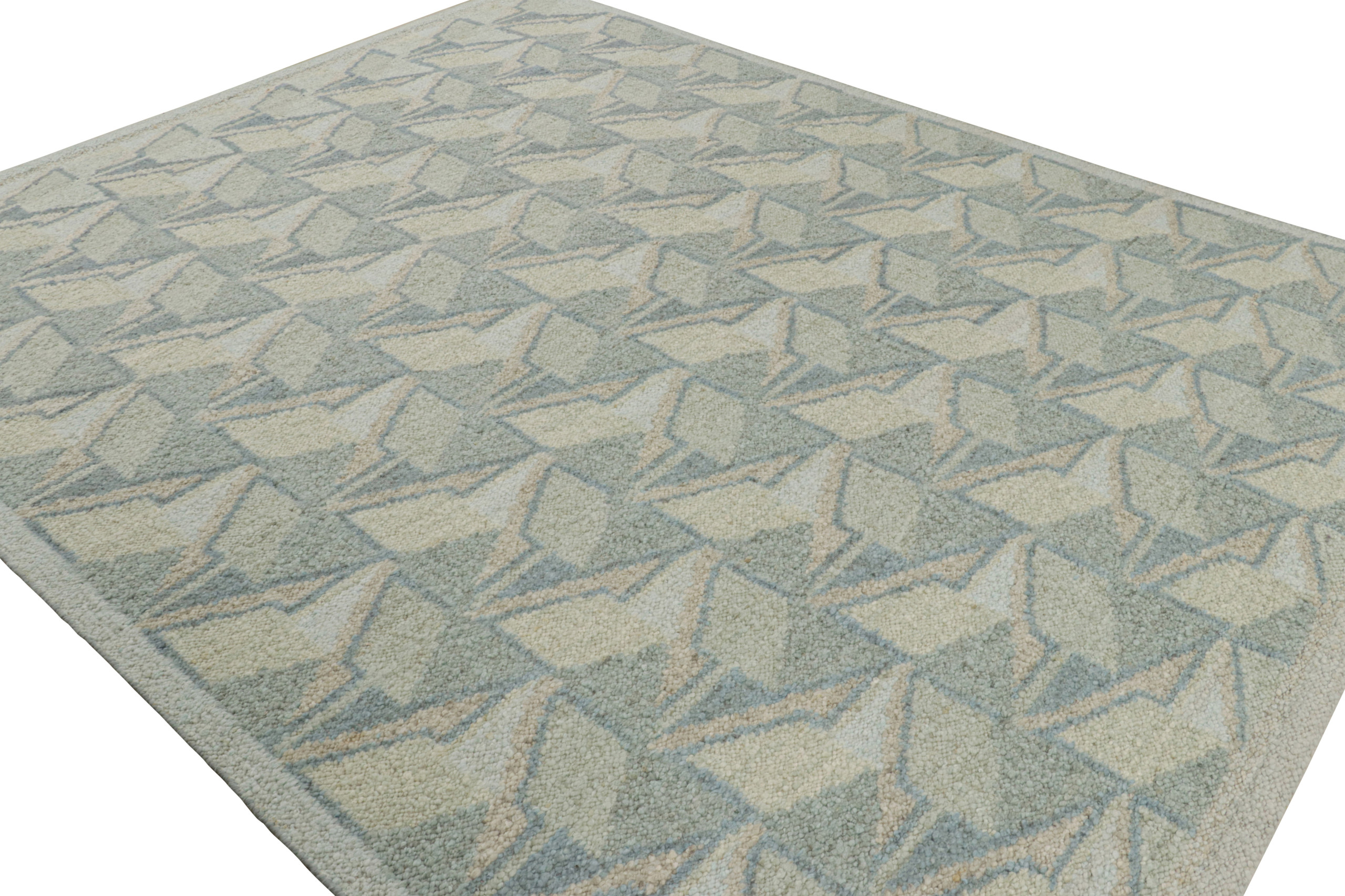 Scandinavian Rug with Geometric Patterns