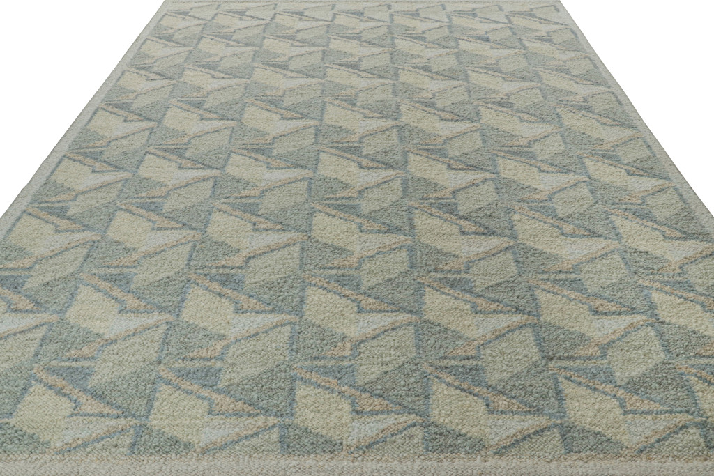 Scandinavian Rug with Geometric Patterns