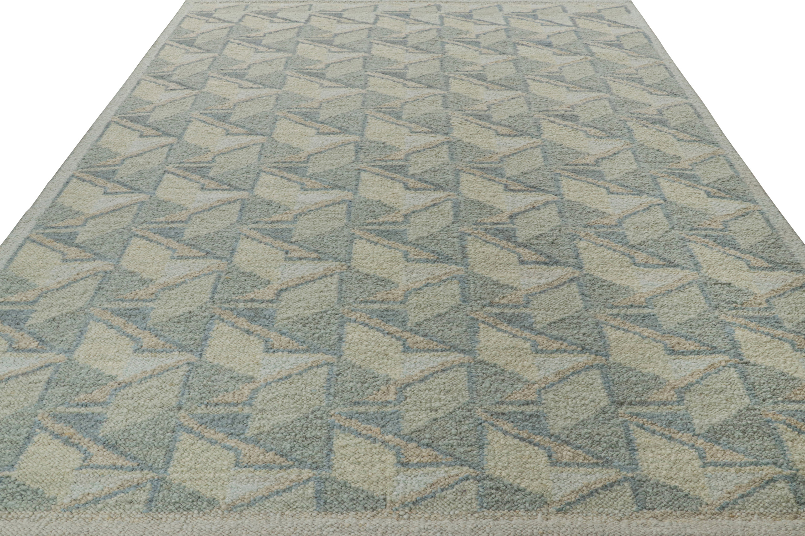 Scandinavian Rug with Geometric Patterns