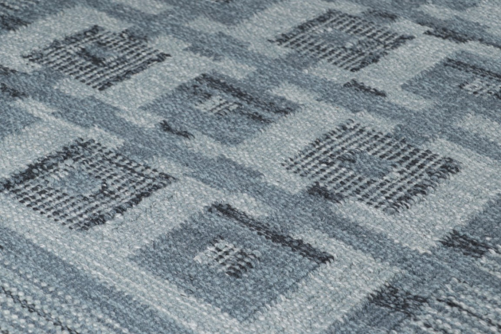 Scandinavian Custom Rug with Geometric Patterns