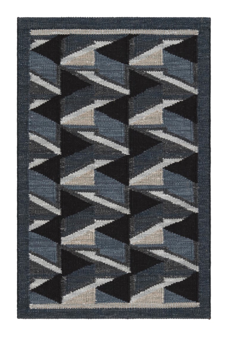 Scandinavian Custom Rug with Geometric Patterns
