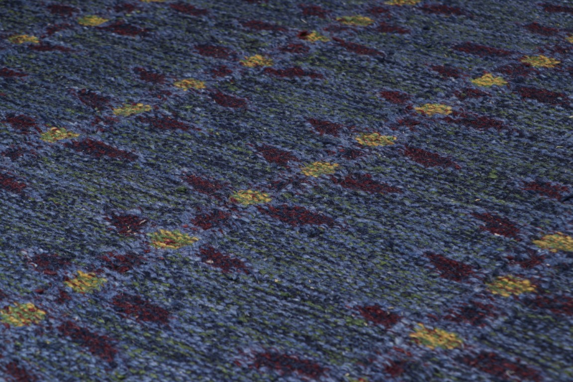 Scandinavian Rug with Floral Patterns