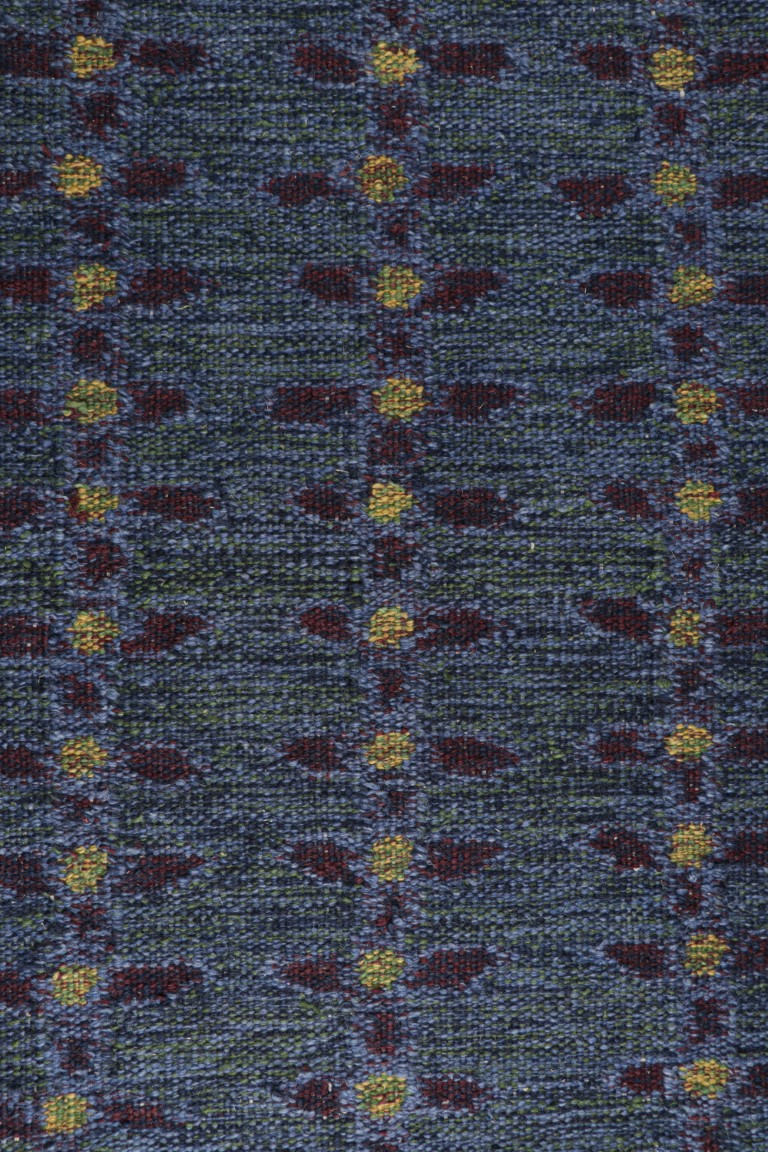 Scandinavian Rug with Floral Patterns