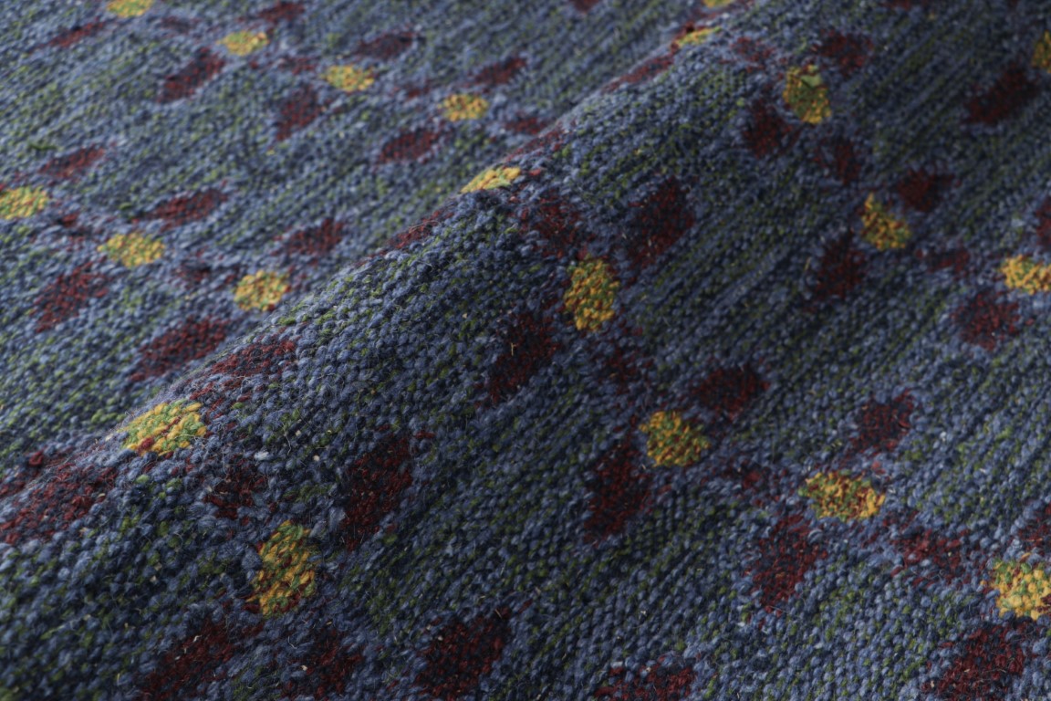 Scandinavian Rug with Floral Patterns
