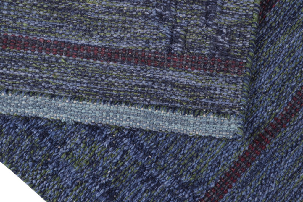 Scandinavian Rug with Geometric Patterns