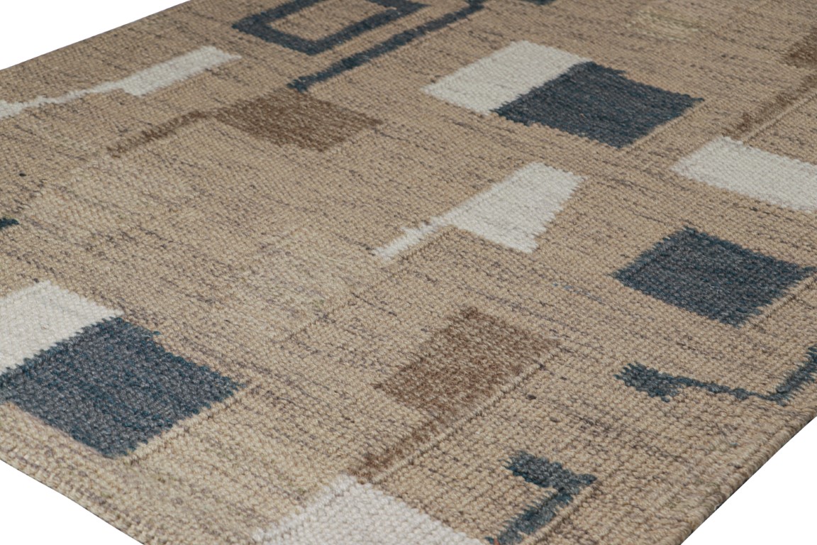 Scandinavian Rug with Geometric Patterns