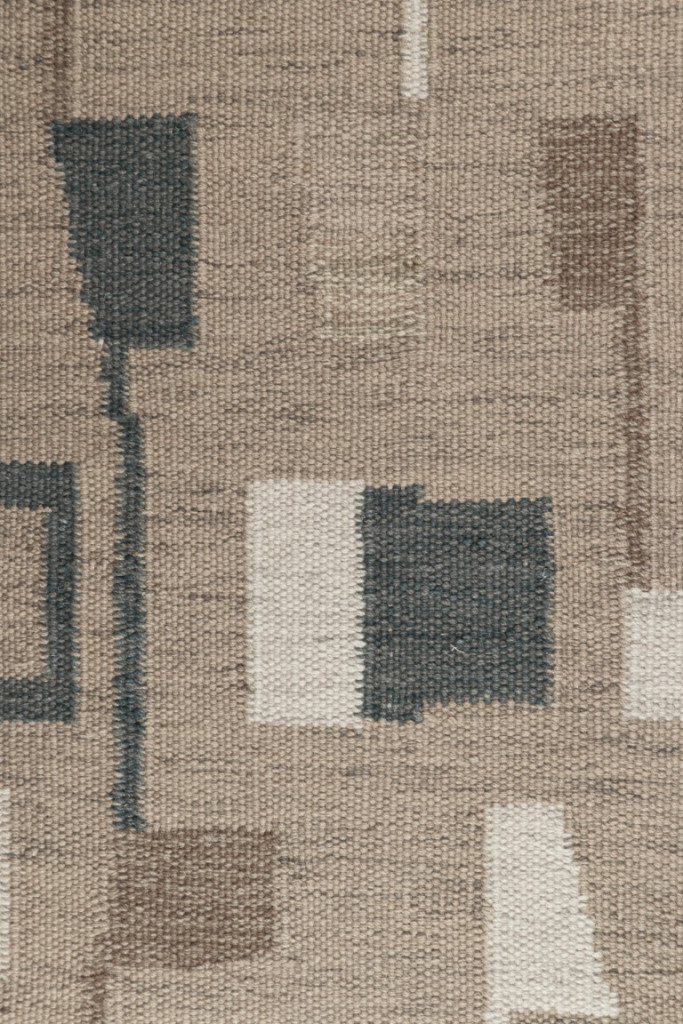 Scandinavian Rug with Geometric Patterns