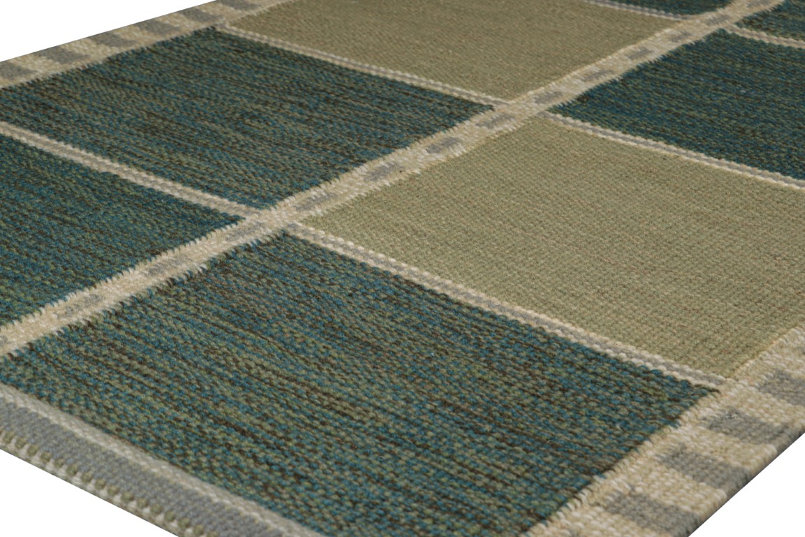 Scandinavian Rug with Geometric Patterns