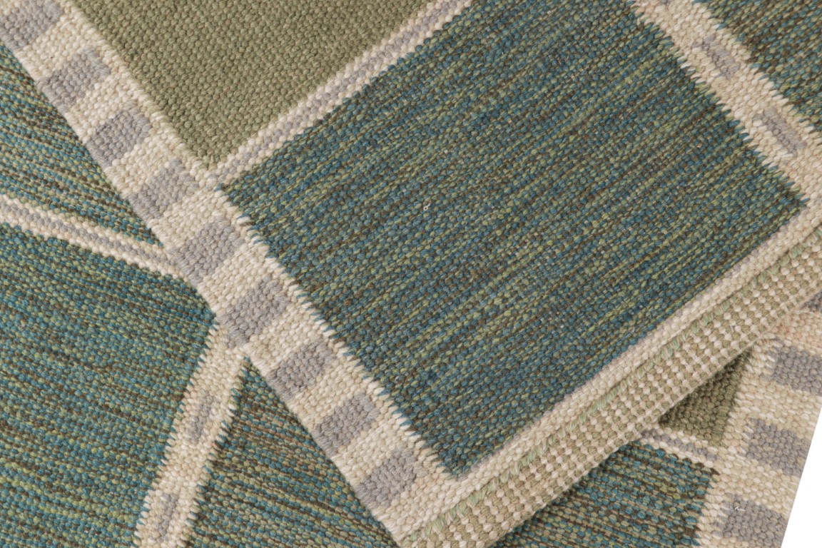 Scandinavian Rug with Geometric Patterns