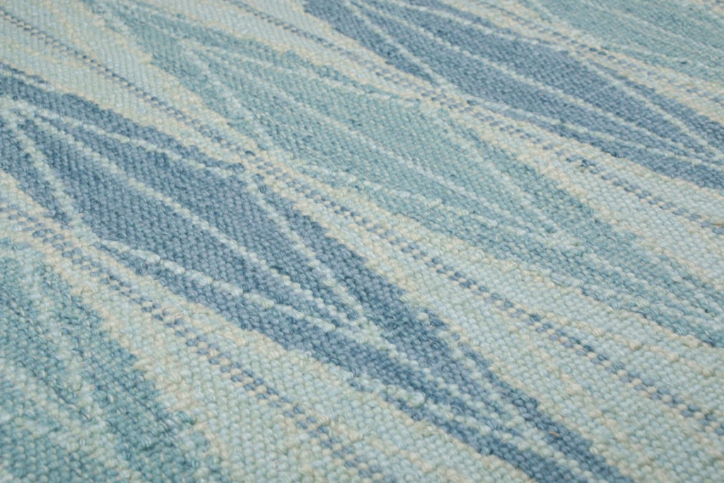 Scandinavian Square Rug with Geometric Patterns