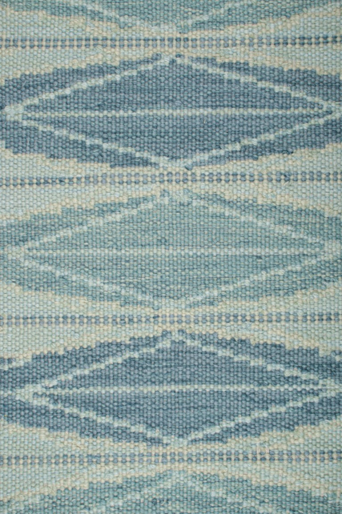 Scandinavian Square Rug with Geometric Patterns