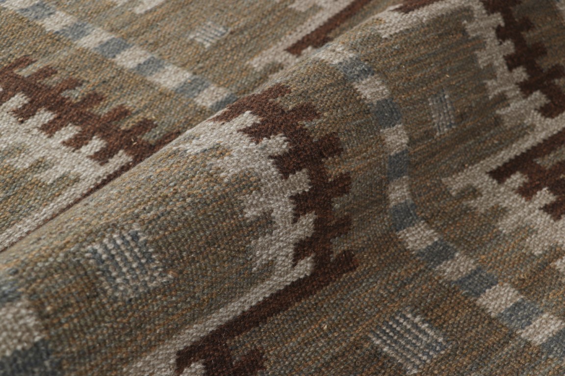 Scandinavian Rug with Geometric Patterns