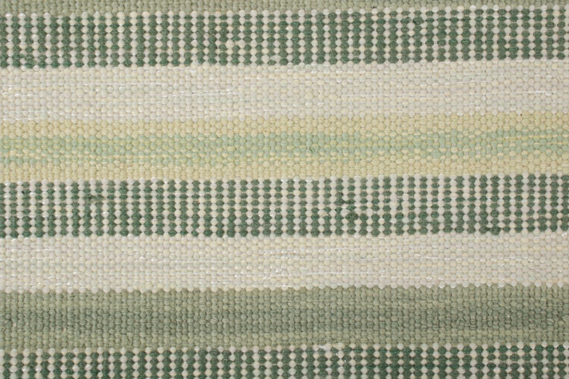 Scandinavian Rug with Geometric Stripes