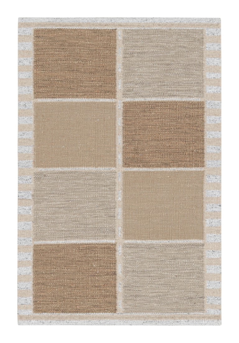 Scandinavian Rug with Geometric Patterns