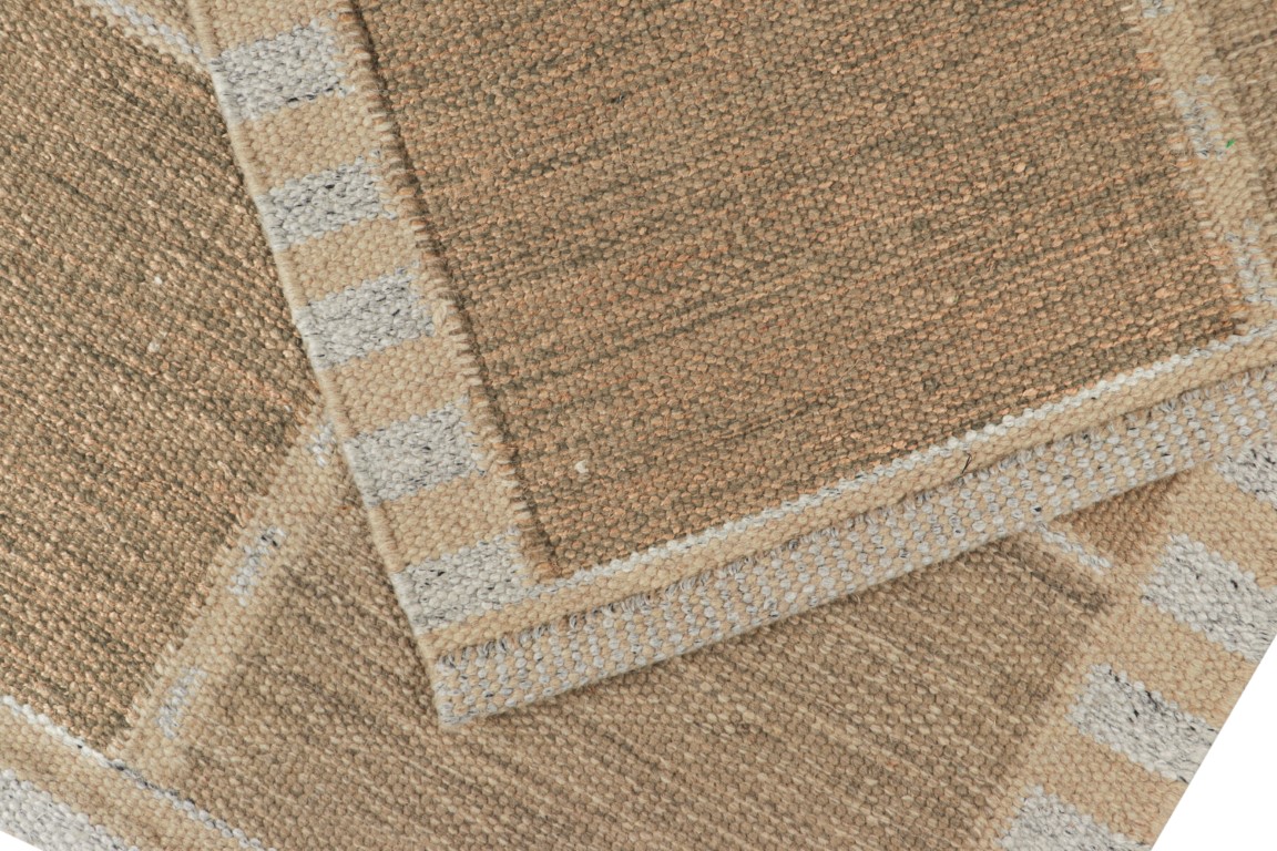 Scandinavian Rug with Geometric Patterns