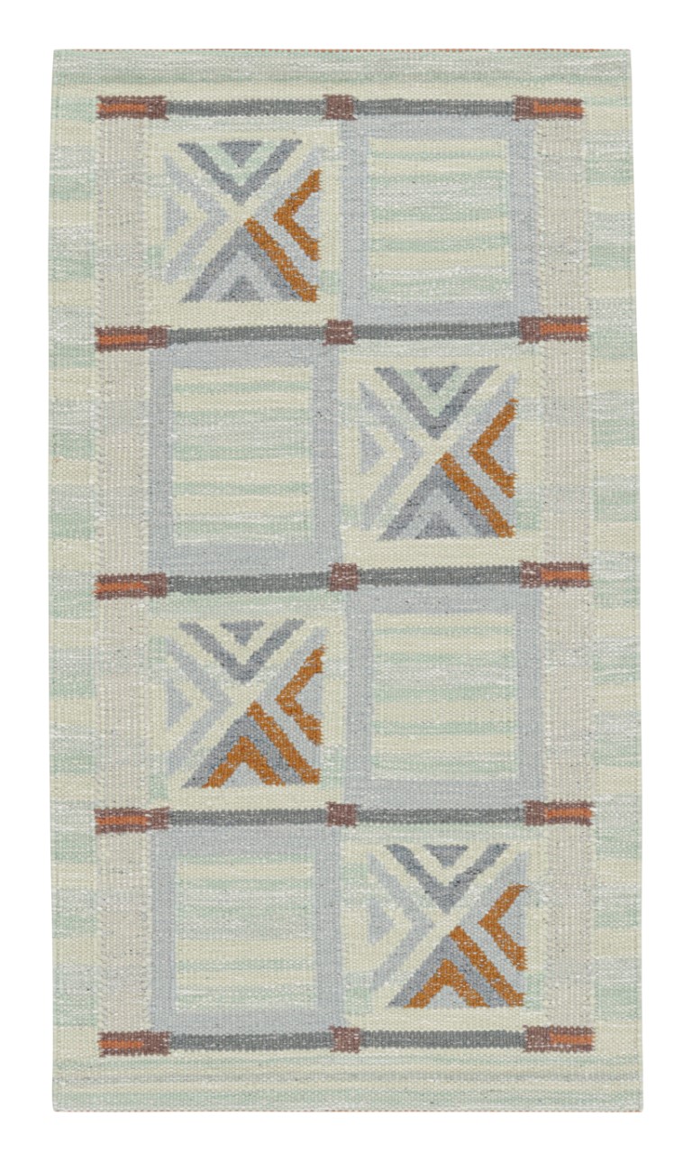 Scandinavian Rug with Geometric Patterns