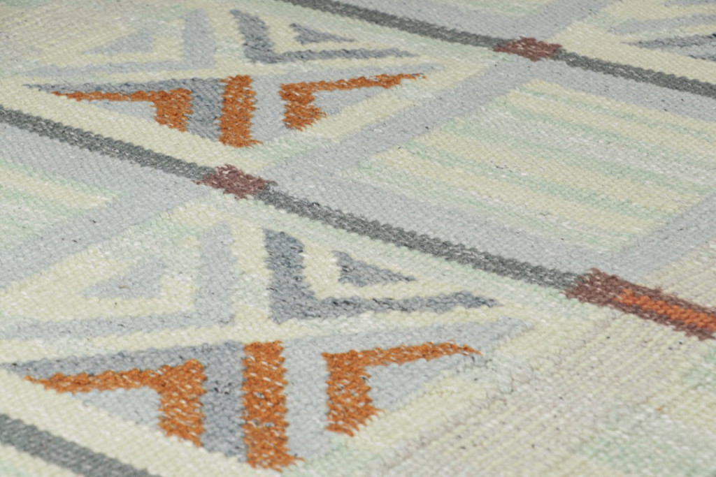 Scandinavian Rug with Geometric Patterns