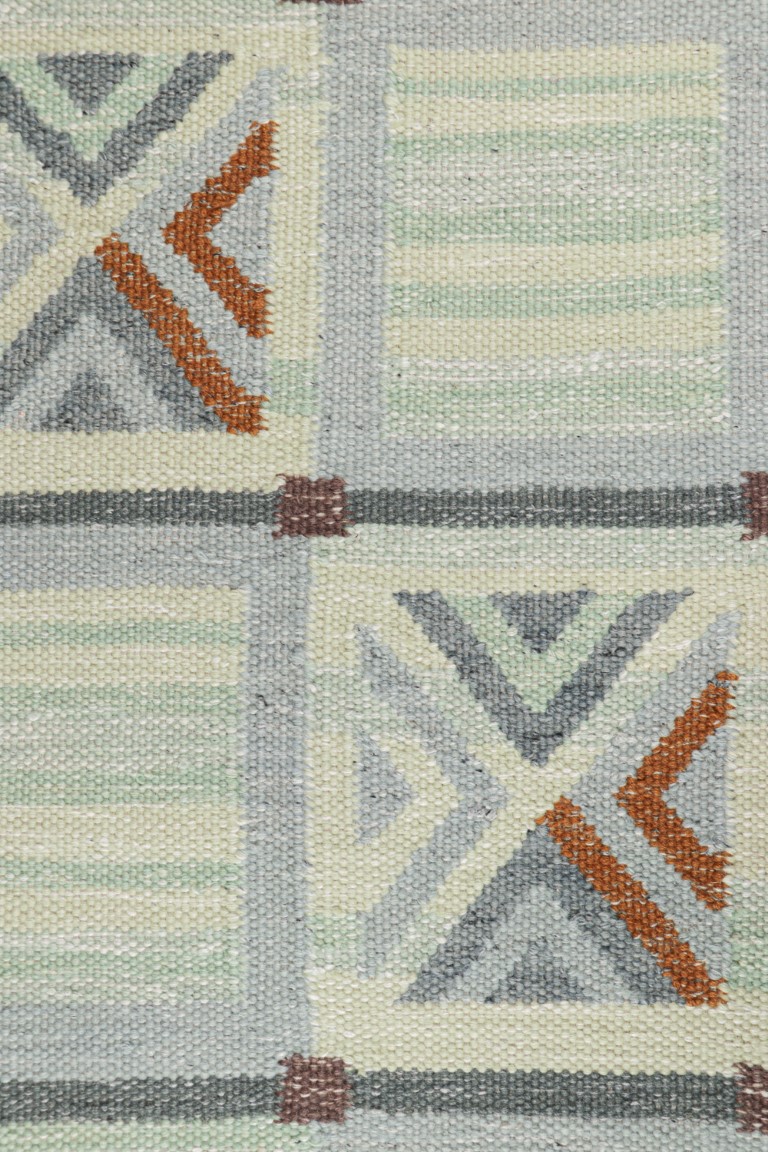 Scandinavian Rug with Geometric Patterns