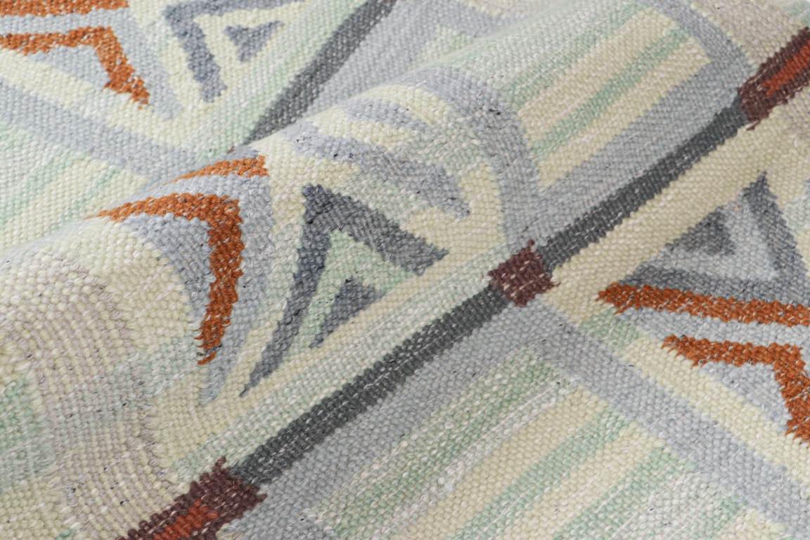 Scandinavian Rug with Geometric Patterns