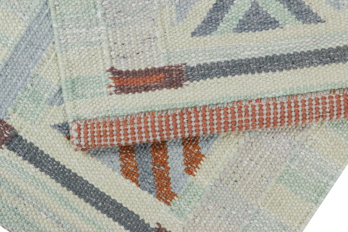 Scandinavian Rug with Geometric Patterns