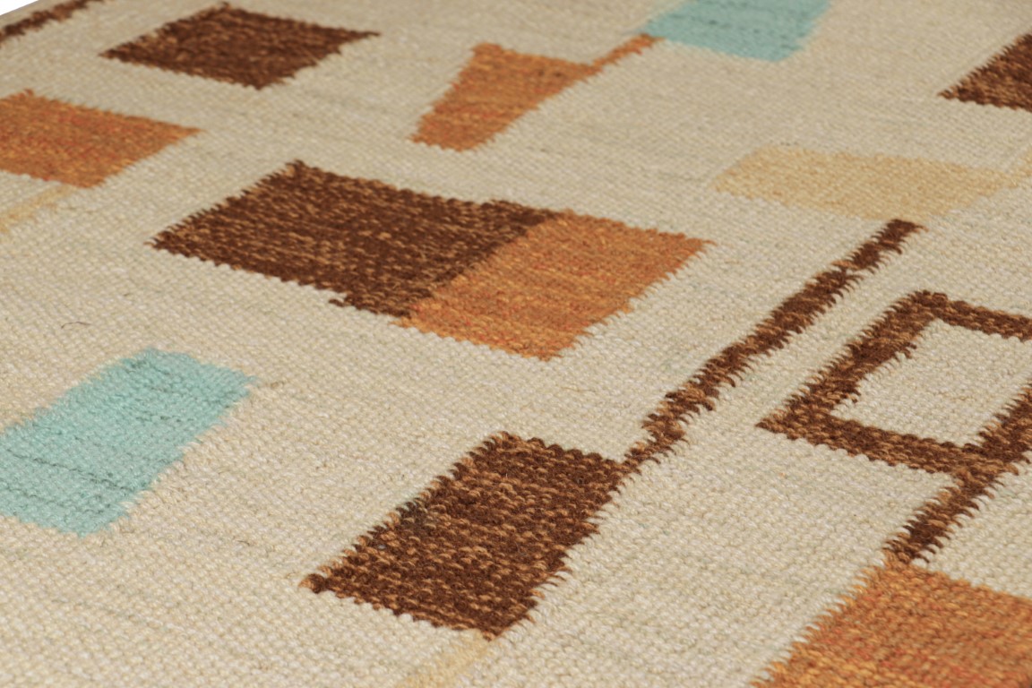 Scandinavian Rug with Geometric Patterns