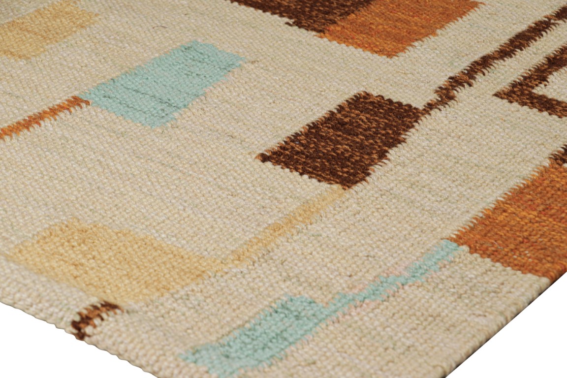 Scandinavian Rug with Geometric Patterns
