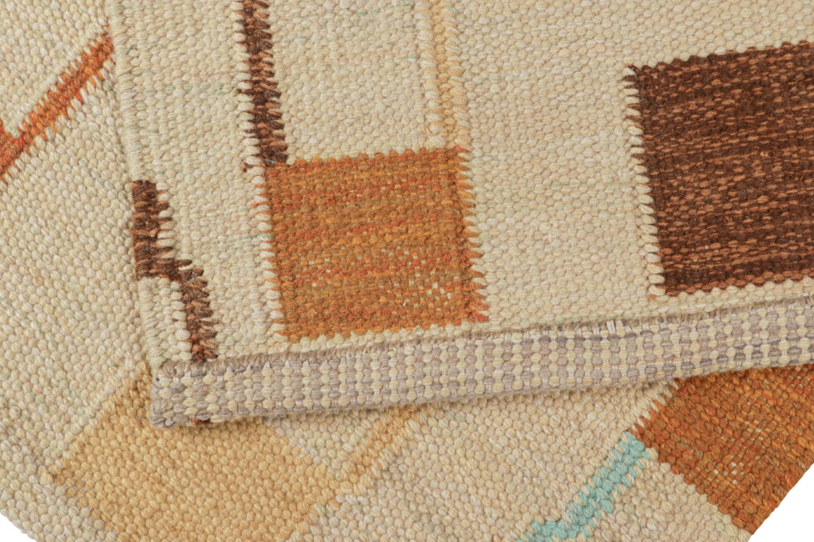 Scandinavian Rug with Geometric Patterns