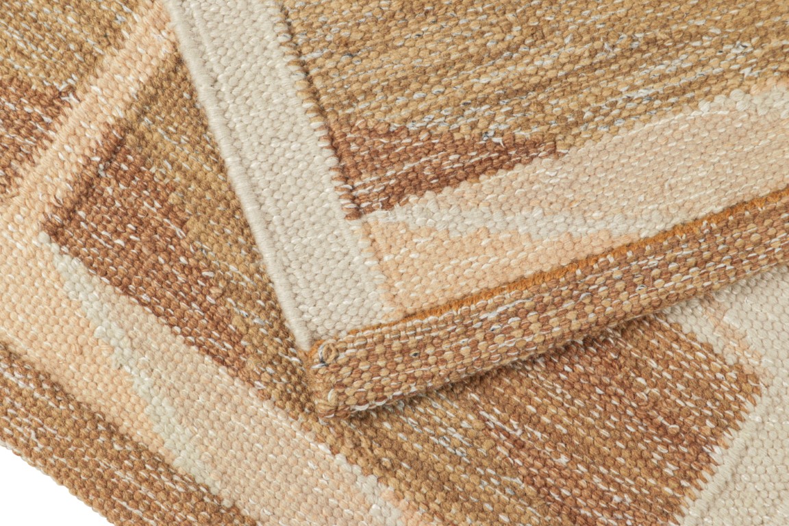 Scandinavian Rug with Geometric Patterns
